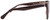 Side View of Kate Spade DAESHA/S 305 Cat Eye Sunglasses Brown Crystal Black Floral/Mocha 56mm