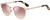 Profile View of Kate Spade JOELYNN/S HT8 Womens Sunglasses in Rose Gold Pink/Blush Gradient 52mm