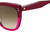 Side View of Kate Spade KIYANNA/S LHF Cat Eye Sunglasses Burgundy Crystal/Brown Gradient 55mm