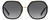 Front View of Kate Spade NICOLA/G/S RHL Women's Sunglasses Black Gold/Grey Blue Gradient 58 mm