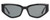 Front View of SITO SHADES Diamond Unisex Designer Sunglasses in Black/Polarized Iron Grey 55mm