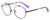 Profile View of Elton John DREAMER 2 Designer Bi-Focal Prescription Rx Eyeglasses in Light Gold Fuchsia Pink Ladies Round Full Rim Metal 54 mm
