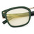 Top View of Elton John OPUS Unisex Sunglass Green Black Marble Silver/Gold Flash Mirror 53mm