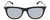 Front View of John Varvatos V544 Unisex Square Sunglasses Black Skull/Silver Flash Mirror 54mm