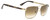 Profile View of Police SPL890 Unisex Sunglasses Gold Copper Tortoise Havana/Brown Gradient 55 mm