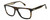 Profile View of Carrera CA-267/S-086-HAV Designer Progressive Lens Prescription Rx Eyeglasses in Brown Tortoise Havana Gold Unisex Panthos Full Rim Acetate 56 mm