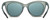Side View of Bolle PRIZE Womens Cateye Designer Sunglasses Frost Green Crystal/Dark Grey 51mm
