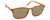 Top View of Serengeti LENWOOD Sunglasses in Brown Crystal/Polarized Green Photochromic 57 mm