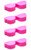 Calabria Kool Klean 4 Pack Eyeglass Lens Cleaner Kit Pink 15 ml Cleaning Spray, White Microfiber Cleaning Cloth Cleaning Kit