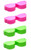 Calabria Kool Klean 4 Pack Eyeglasses Lens Cleaner Kit Pink/Green 15ml Cleaning Spray, White Cleaning Cloth Eyewear Cleaning