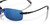 Top View of Costa Del Mar Ballast Rimless Sunglass in Black/Polarized Blue Mirror 580P 60 mm