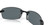 Profile View of Costa Del Mar Ballast Rimless Sunglass in Black/Polarized Blue Mirror 580P 60 mm Alternate 1