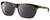Profile View of Costa Del Mar Cheeca Designer Polarized Sunglasses with Custom Cut Smoke Grey Lenses in Matte Brown Gray Shadow Tortoise Havana Turquoise Ladies Panthos Full Rim Acetate 57 mm