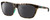 Profile View of Costa Del Mar Cheeca Designer Polarized Reading Sunglasses with Custom Cut Powered Smoke Grey Lenses in Matte Brown Gray Shadow Tortoise Havana Turquoise Ladies Panthos Full Rim Acetate 57 mm