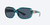 Profile View of Costa Del Mar Gannet Womens Sunglass Blue Clear Crystal/Polarized Gray 580P 58mm