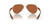 Front View of Costa Del Mar Loreto Pilot Sunglasses Rose Gold/Polarized Green Mirror 580P 56mm Alternate 1