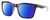 Profile View of Costa Del Mar Panga Designer Polarized Sunglasses with Custom Cut Blue Mirror Lenses in Shiny Tortoise Havana White Seafoam Green Ladies Cat Eye Full Rim Acetate 56 mm