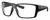 Profile View of Costa Del Mar Reefton Pro Designer Reading Eye Glasses in Matte Black Unisex Rectangular Full Rim Acetate 63 mm