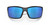 Close Up View of Costa Del Mar Reefton Unisex Sunglasses in Black/Polarized Blue Mirror 580G 64mm