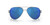 Front View of Costa Del Mar South Point Unisex Sunglass Silver/Polarized Blue Mirror 580P 59mm