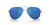 Front View of Costa Del Mar South Point Sunglass Golden Pearl/Polarized Blue Mirror 580P 59 mm