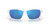 Front View of Costa Del Mar Tuna Alley Unisex Sunglasses White/Polarized Blue Mirror 580G 62mm