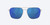 Front View of Costa Del Mar Wader Unisex Pilot Sunglass Silver/Polarized Blue Mirror 580P 58mm