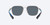 Close Up View of Costa Del Mar Wader Unisex Pilot Sunglass Silver/Polarized Blue Mirror 580P 58mm