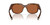 Front View of Costa Del Mar Waterwoman Cat Eye Sunglass Brown/Polarized Green Mirror 580P 55mm Alternate 1