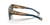 Side View of Costa Del Mar Waterwoman Cat Eye Sunglasses Wahoo Brown/Polarized Gray 580G 55mm