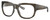 Profile View of Costa Del Mar Waterwoman Designer Blue Light Blocking Eyeglasses in Taupe Gray Brown Crystal Ladies Cat Eye Full Rim Acetate 55 mm