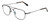 Profile View of American Optical Checkmate Designer Progressive Lens Blue Light Blocking Eyeglasses in Matte Black Brown Tortoise Havana Unisex Pilot Full Rim Metal 56 mm
