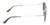 Side View of American Optical Checkmate Unisex Pilot Designer Sunglasses in Silver/Grey 56 mm