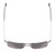 Top View of American Optical Airman Unisex Designer Pilot Sunglasses Pewter Clear/Grey 56 mm