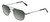Profile View of American Optical Checkmate Sunglasses in Black Tortoise/Polarized G15 Green 56mm