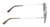 Side View of American Optical Checkmate Unisex Pilot Sunglasses in Silver/Polarized Grey 56mm