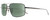Profile View of Chopard Titanium SCHF21M-568P Mens Sunglasses Gunmetal/Polarized G15 Green 60 mm