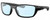 Profile View of Costa Del Mar Whitetip Designer Progressive Lens Blue Light Blocking Eyeglasses in Matte Black Unisex Rectangular Full Rim Acetate 58 mm