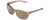 Profile View of Columbia C520S WILDBERRY Designer Polarized Sunglasses with Custom Cut Amber Brown Lenses in Wildberry Pink Brown Frosted Crystal Ladies Oval Full Rim Acetate 58 mm