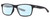 Profile View of NIKE WHIZ EV1160 Designer Progressive Lens Blue Light Blocking Eyeglasses in Matte Anthracite Grey White Unisex Rectangular Full Rim Acetate 48 mm