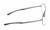 Side View of Porsche Design P8920 Designer Bi-Focal Prescription Rx Eyeglasses in Satin Dark Gunmetal Grey Black Unisex Pilot Full Rim Metal 63 mm