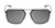Front View of Porsche Design P8934 Unisex Pilot Designer Sunglasses Grey/Polarized Smoke 59 mm