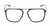 Front View of Porsche Design P8934 Designer Bi-Focal Prescription Rx Eyeglasses in Matte Charcoal Grey Gold Unisex Pilot Full Rim Acetate 59 mm