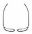 Top View of Porsche Design P8934 Designer Bi-Focal Prescription Rx Eyeglasses in Matte Charcoal Grey Gold Unisex Pilot Full Rim Acetate 59 mm