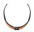 Top View of Wiley-X PT-1L Unisex Semi-Rimless Designer Sunglasses Black/Copper Orange 130 mm