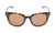 Front View of Wiley-X Ultra Captivate Women's Sunglasses Tortoise Havana/Polarized Orange 51mm