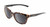Profile View of Wiley-X Ultra Captivate Designer Polarized Reading Sunglasses with Custom Cut Powered Smoke Grey Lenses in Gloss Amber Brown Tortoise Havana Black Gold Ladies Panthos Full Rim Acetate 51 mm