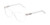 Profile View of QUAY Australia Hardwire Mini Designer Blue Light Blocking Eyeglasses in Clear Crystal Gold Unisex Cat Eye Full Rim Acetate 51 mm