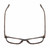 Top View of QUAY Australia Hardwire Designer Single Vision Prescription Rx Eyeglasses in Amber Brown Tortoise Havana Gold Unisex Square Full Rim Acetate 55 mm