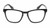 Front View of QUAY Australia Hardwire Designer Bi-Focal Prescription Rx Eyeglasses in Gloss Black Gold Unisex Square Full Rim Acetate 55 mm